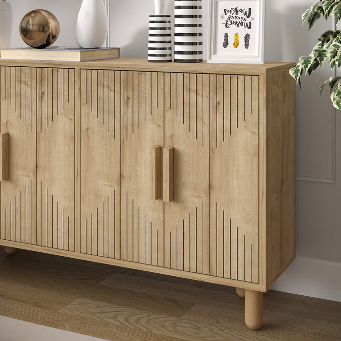 Hanah Home Consola Roger - Saphire Oak Hanah Home Consola Roger - Saphire Oak